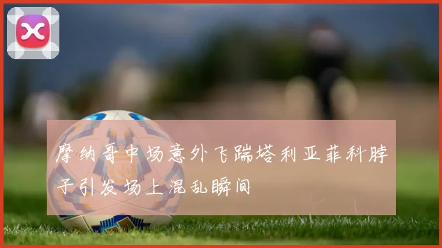 摩纳哥中场意外飞踹塔利亚菲科脖子引发场上混乱瞬间